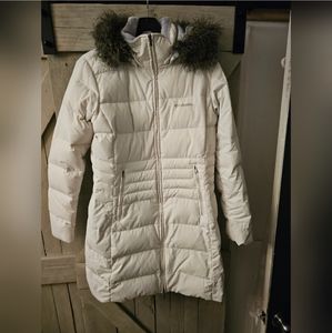 Columbia Winter Jacket White + Light Grey